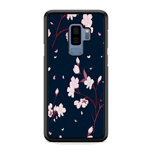 Flowers Sakura Leaf Fall Samsung Galaxy S9 Plus Case
