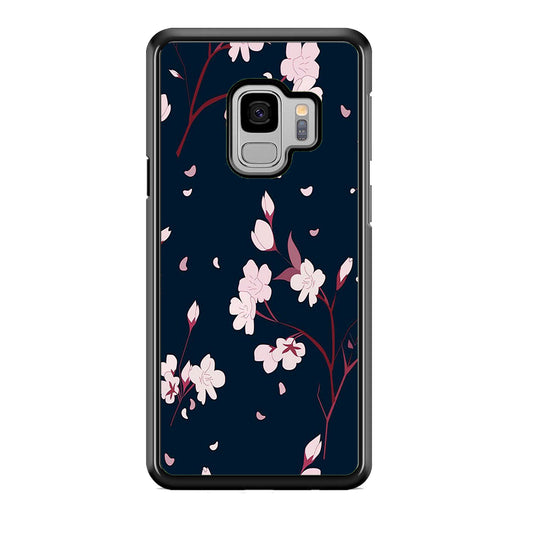 Flowers Sakura Leaf Fall Samsung Galaxy S9 Case