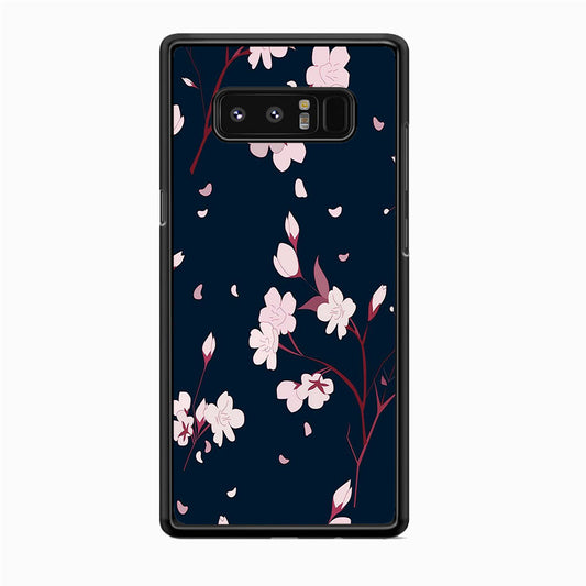 Flowers Sakura Leaf Fall Samsung Galaxy Note 8 Case