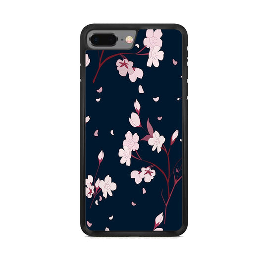 Flowers Sakura Leaf Fall iPhone 7 Plus Case