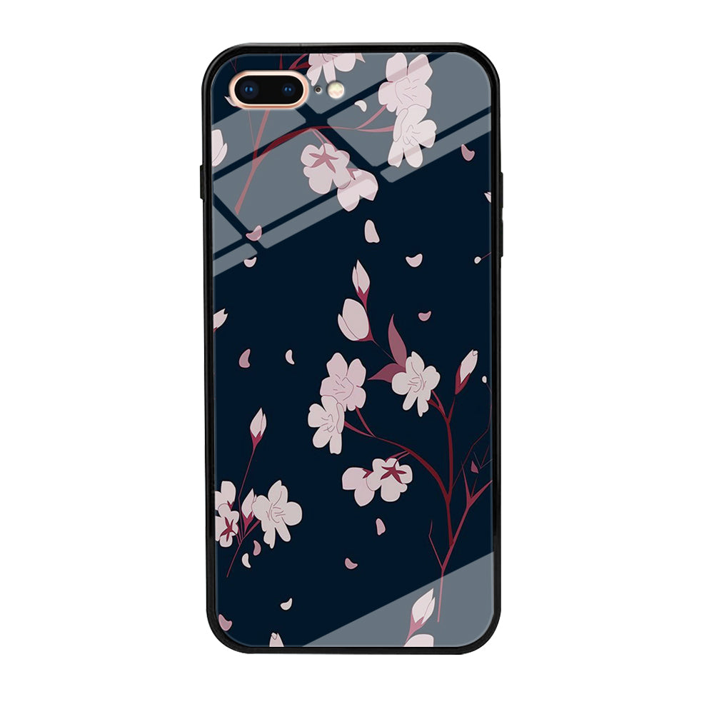 Flowers Sakura Leaf Fall iPhone 7 Plus Case