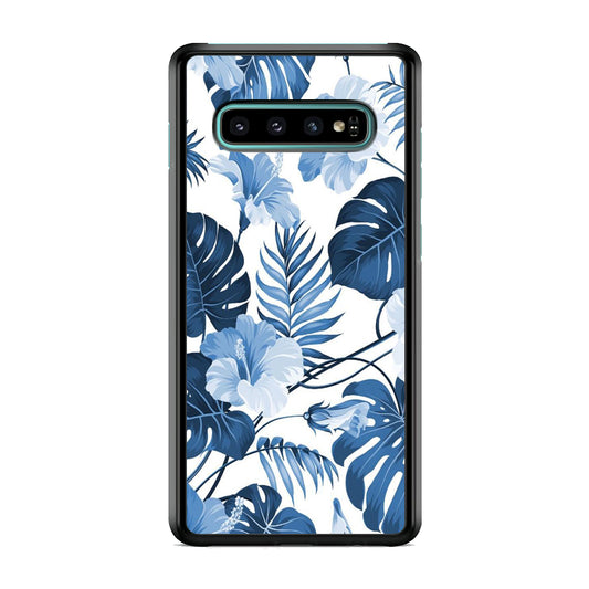 Flowers Sky Blue Hibiscus Samsung Galaxy S10 Case