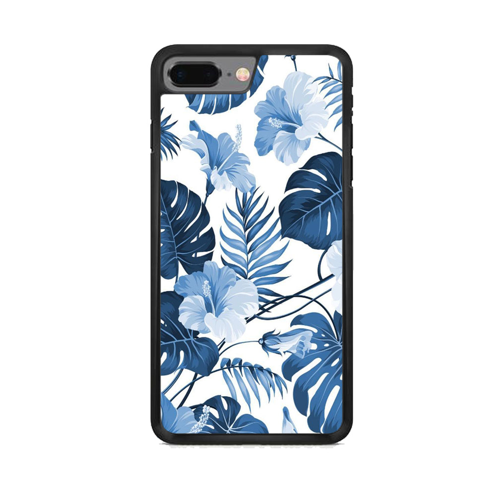 Flowers Sky Blue Hibiscus iPhone 7 Plus Case