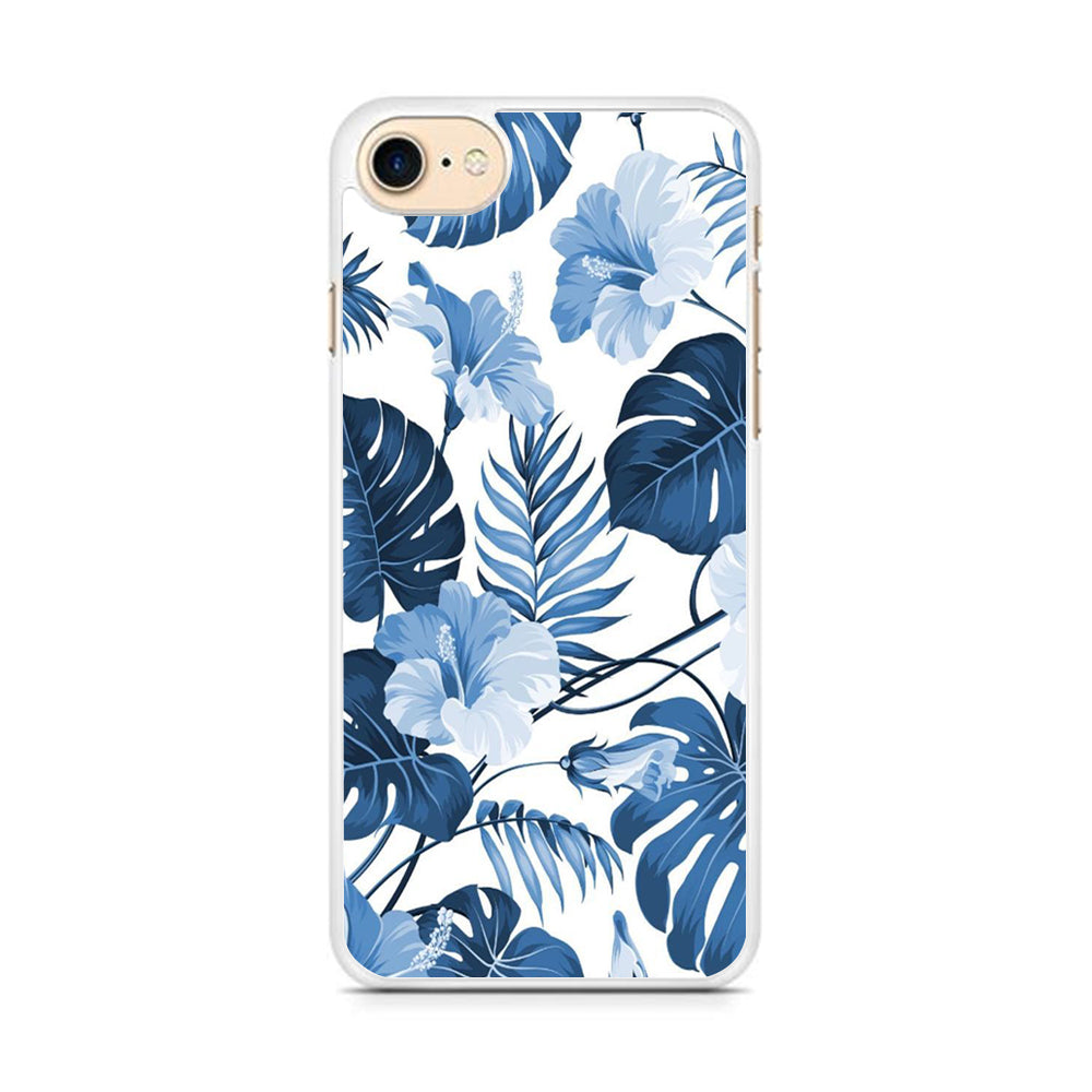 Flowers Sky Blue Hibiscus iPhone 7 Case