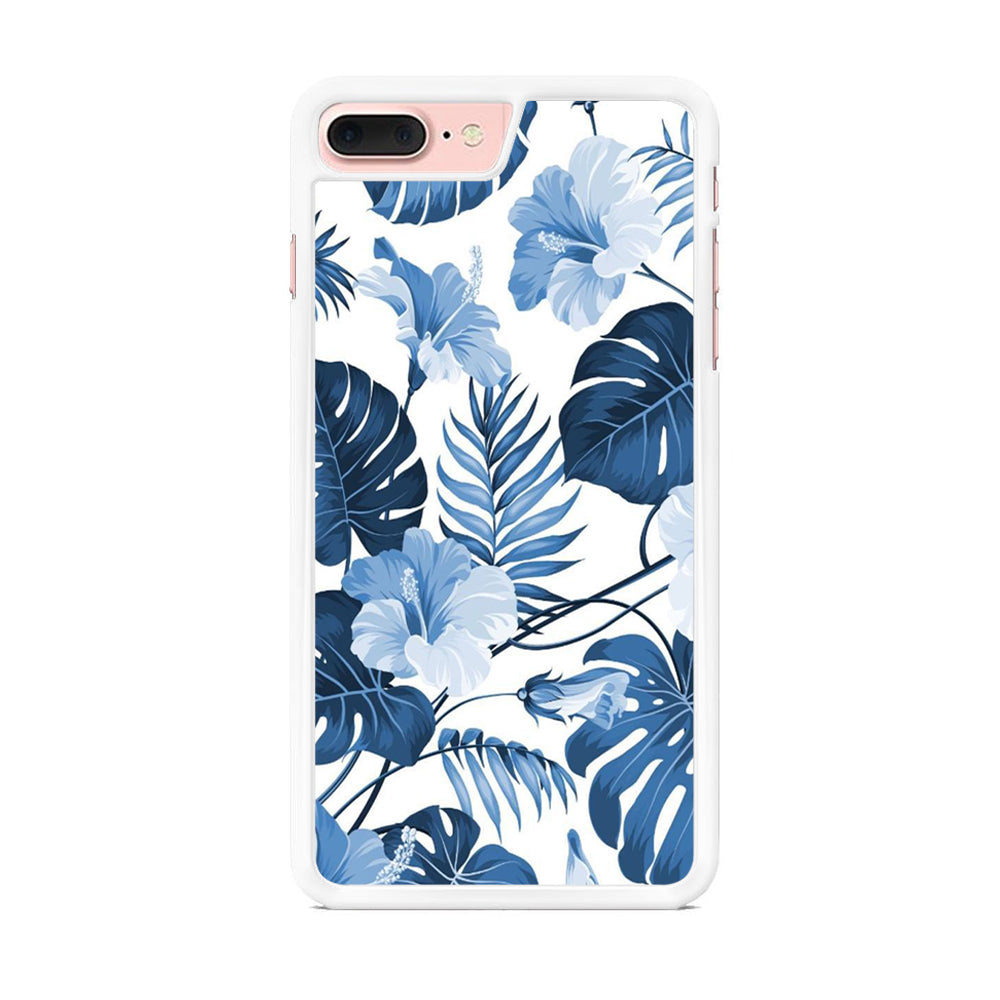 Flowers Sky Blue Hibiscus iPhone 7 Plus Case