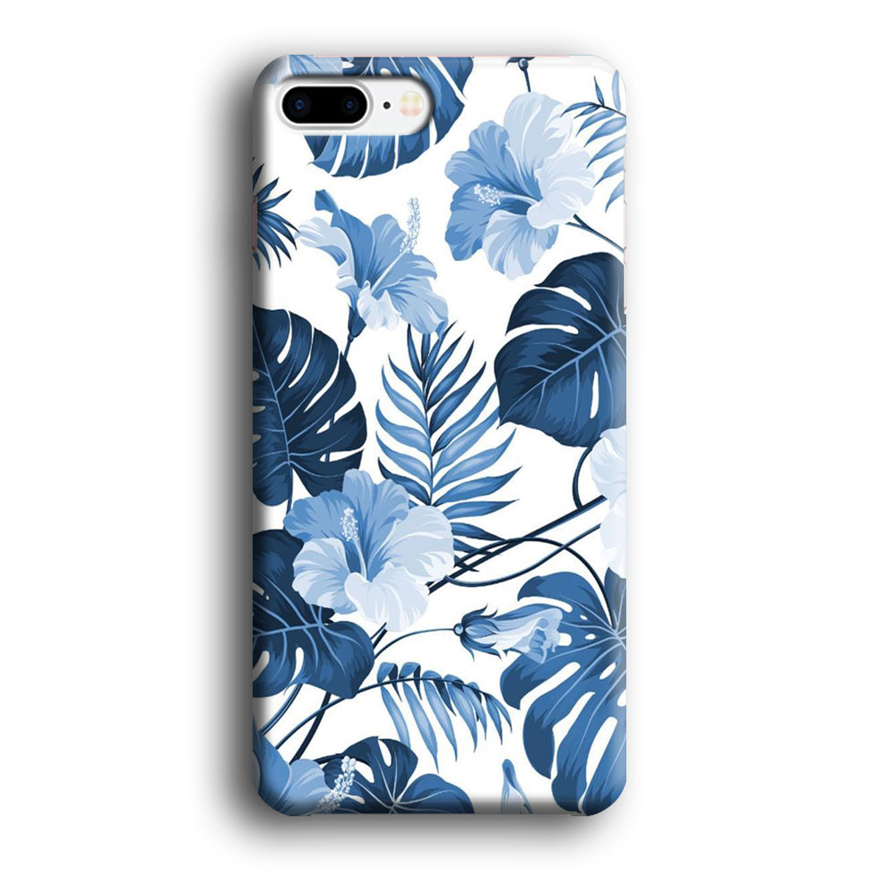 Flowers Sky Blue Hibiscus iPhone 7 Plus Case