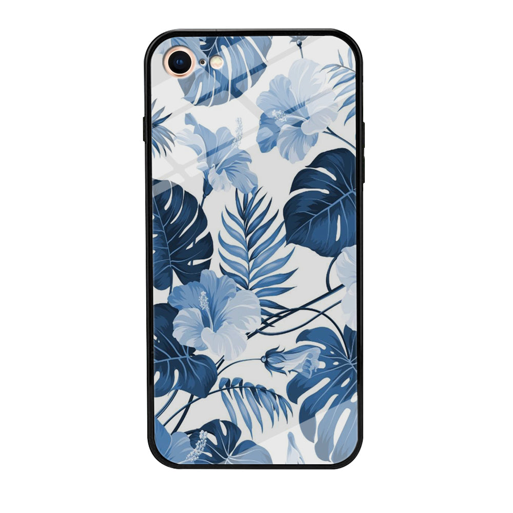 Flowers Sky Blue Hibiscus iPhone 7 Case