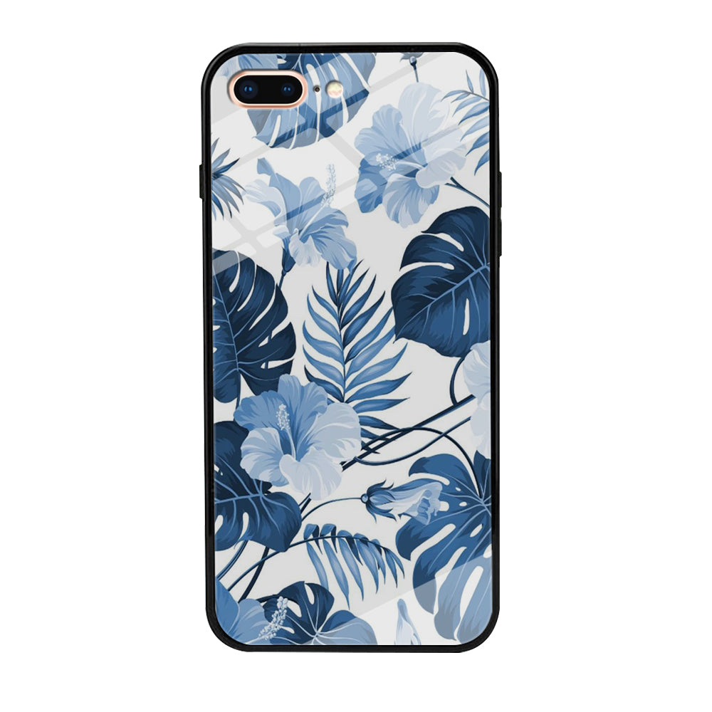 Flowers Sky Blue Hibiscus iPhone 7 Plus Case