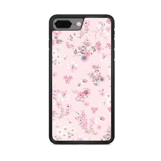 Flowers Soft Pink iPhone 7 Plus Case