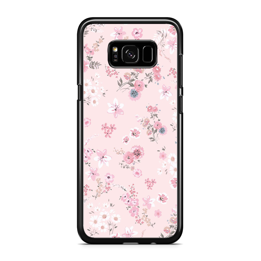 Flowers Soft Pink Samsung Galaxy S8 Plus Case