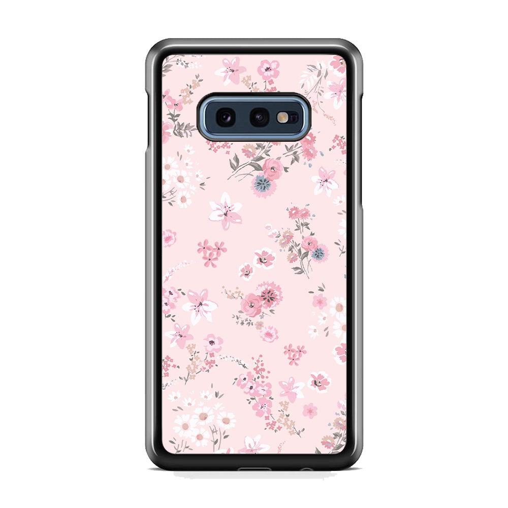 Flowers Soft Pink Samsung Galaxy S10E Case