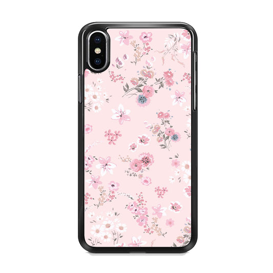 Flowers Soft Pink iPhone XS MAX Case