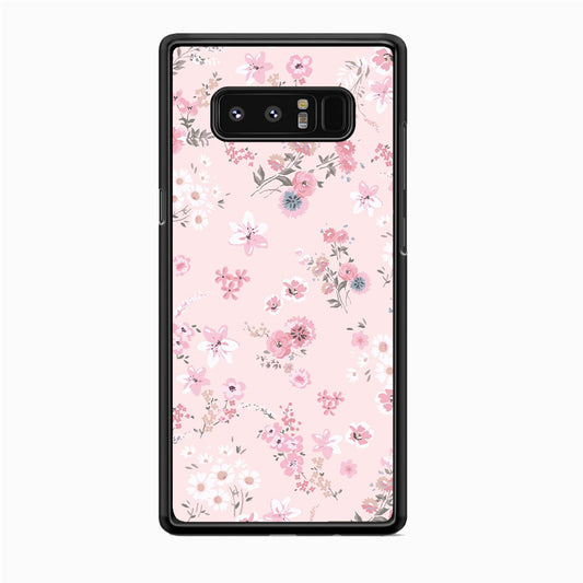 Flowers Soft Pink Samsung Galaxy Note 8 Case