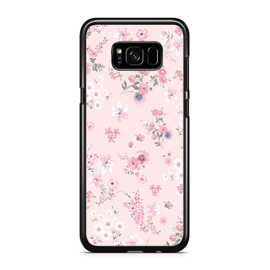 Flowers Soft Pink Samsung Galaxy S8 Case