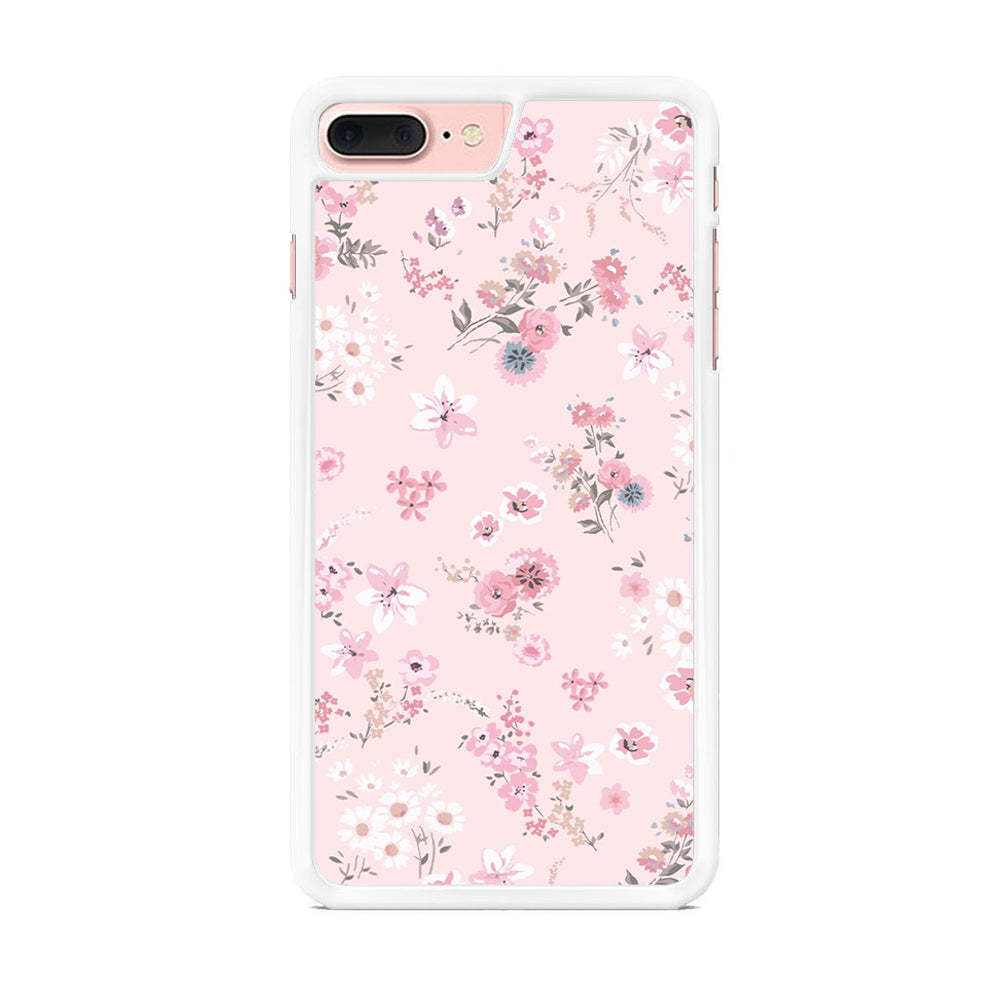 Flowers Soft Pink iPhone 7 Plus Case