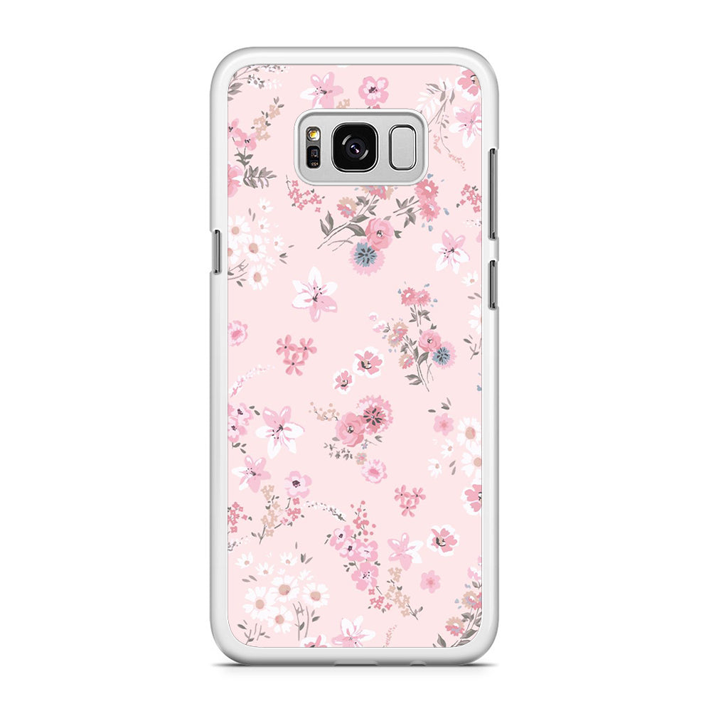 Flowers Soft Pink Samsung Galaxy S8 Plus Case