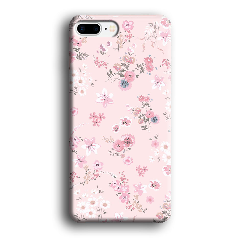 Flowers Soft Pink iPhone 7 Plus Case
