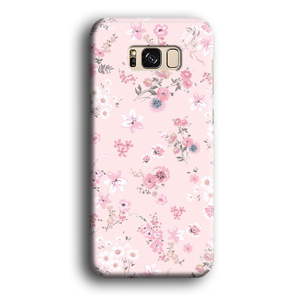 Flowers Soft Pink Samsung Galaxy S8 Plus Case