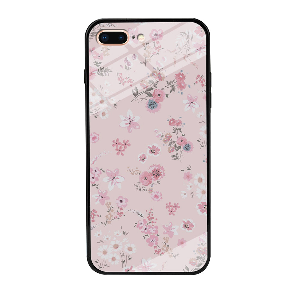 Flowers Soft Pink iPhone 7 Plus Case