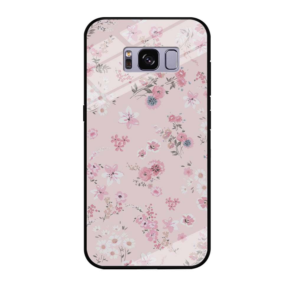 Flowers Soft Pink Samsung Galaxy S8 Plus Case