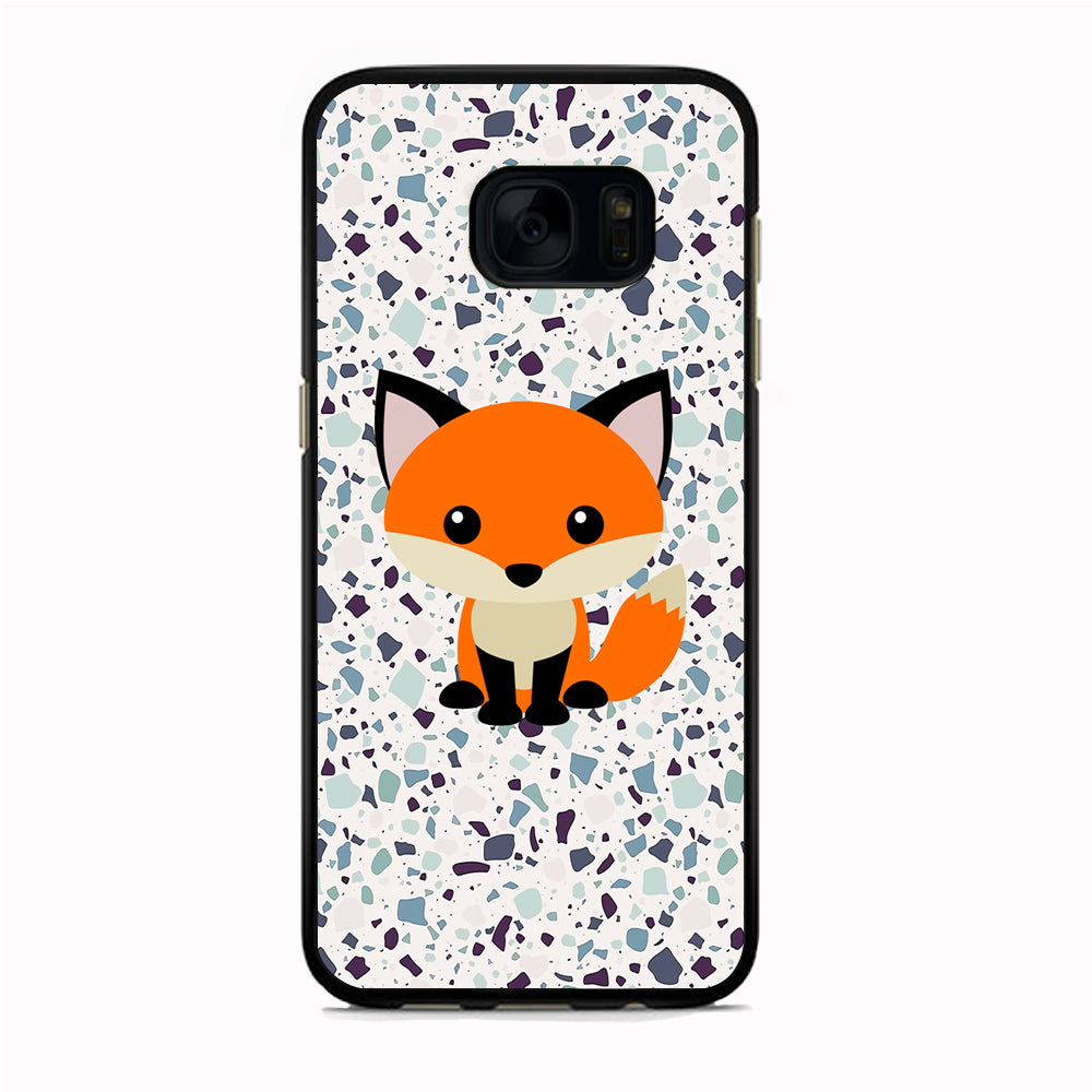 Fox Kid on Dessert Samsung Galaxy S7 Edge Case