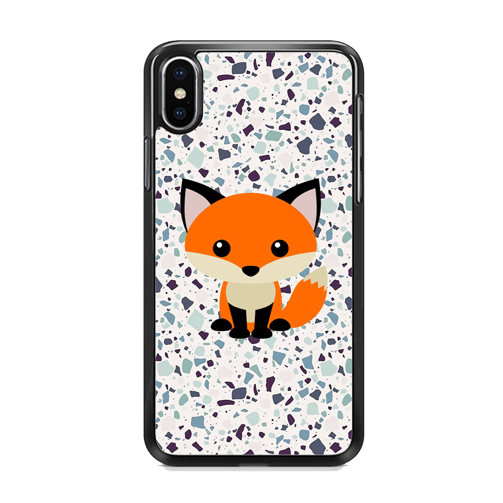 Fox Kid on Dessert iPhone X Case