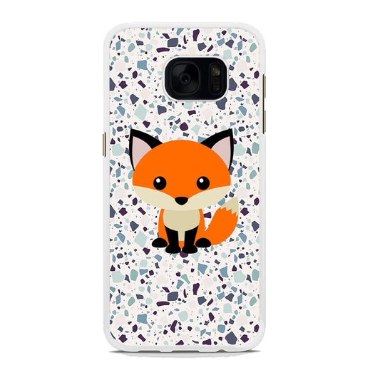 Fox Kid on Dessert Samsung Galaxy S7 Edge Case
