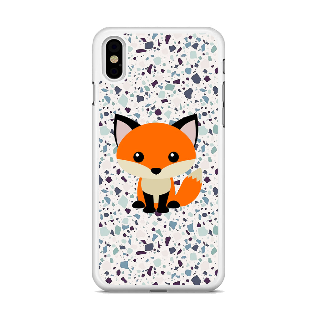 Fox Kid on Dessert iPhone X Case
