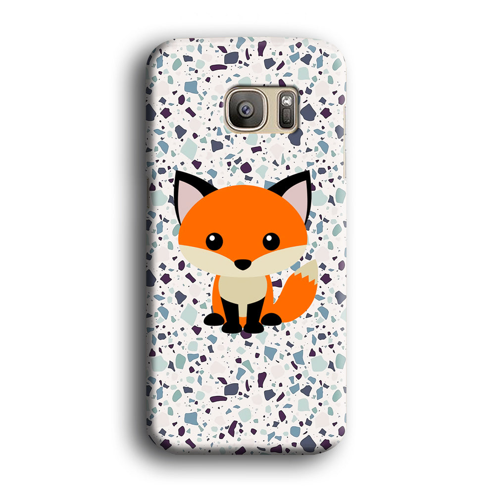 Fox Kid on Dessert Samsung Galaxy S7 Edge Case