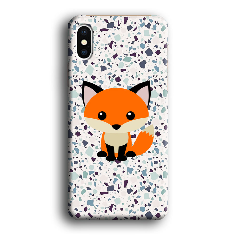 Fox Kid on Dessert iPhone X Case