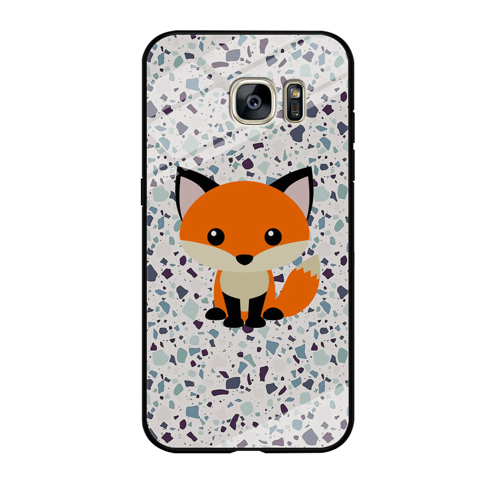 Fox Kid on Dessert Samsung Galaxy S7 Edge Case