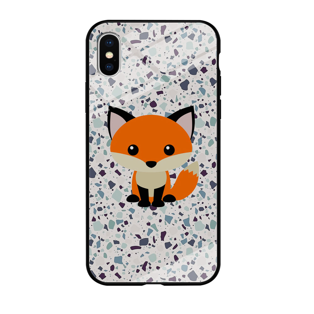 Fox Kid on Dessert iPhone X Case