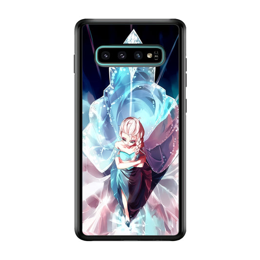 Frozen Diamond of Snow Samsung Galaxy S10 Case