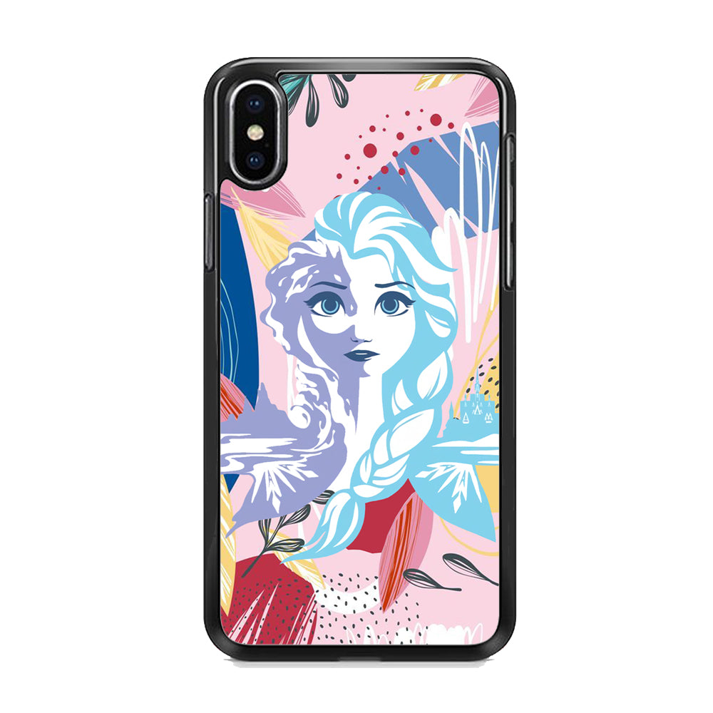 Frozen Face Shadow of Princess iPhone X Case