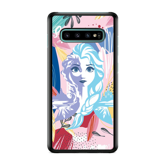 Frozen Face Shadow of Princess Samsung Galaxy S10 Case