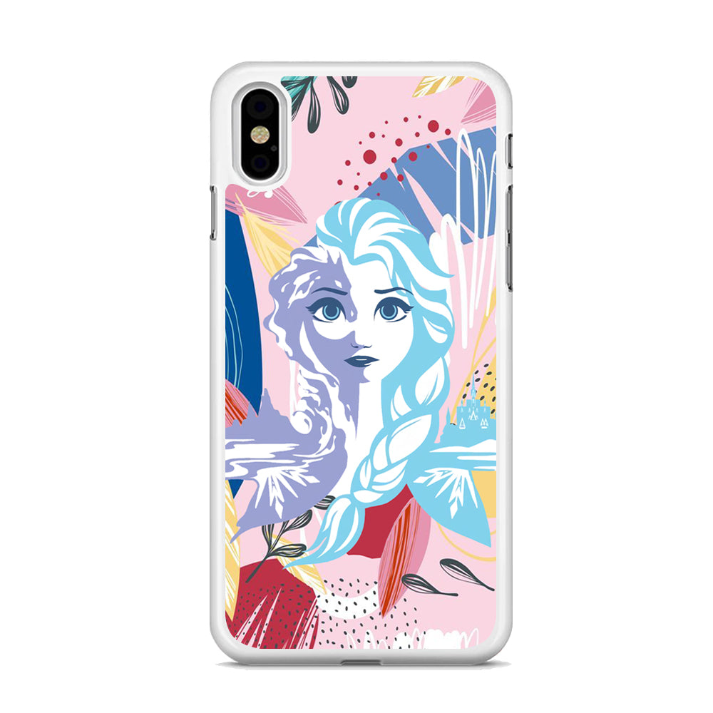 Frozen Face Shadow of Princess iPhone X Case