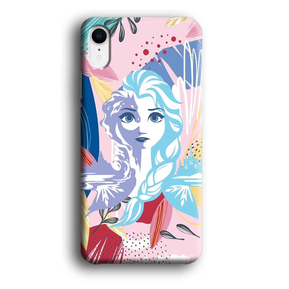 Frozen Face Shadow of Princess iPhone XR Case