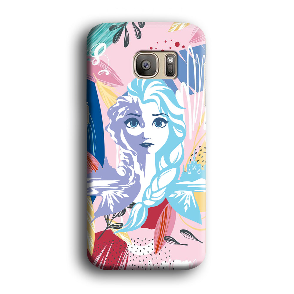 Frozen Face Shadow of Princess Samsung Galaxy S7 Edge Case