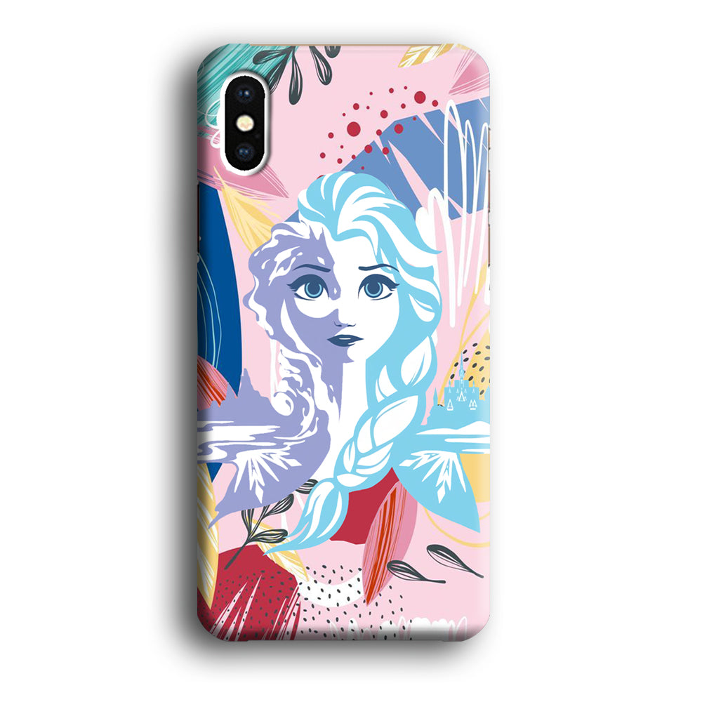 Frozen Face Shadow of Princess iPhone X Case
