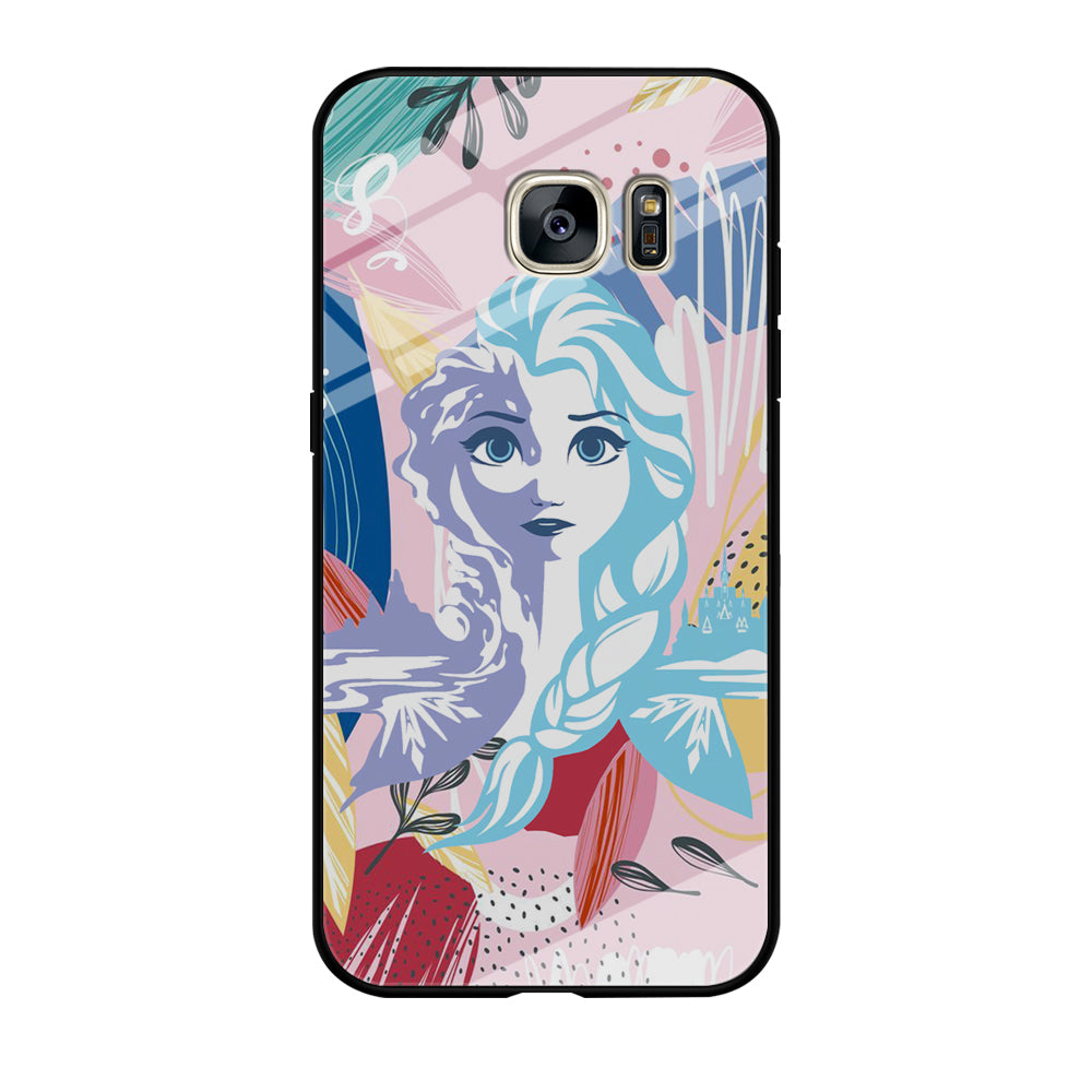 Frozen Face Shadow of Princess Samsung Galaxy S7 Edge Case