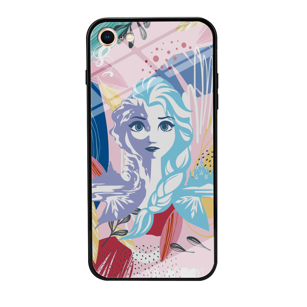 Frozen Face Shadow of Princess iPhone 8 Case
