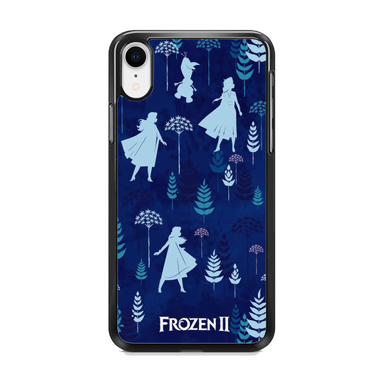 Frozen Wallpaper Navy iPhone XR Case