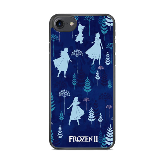 Frozen Wallpaper Navy iPhone 8 Case