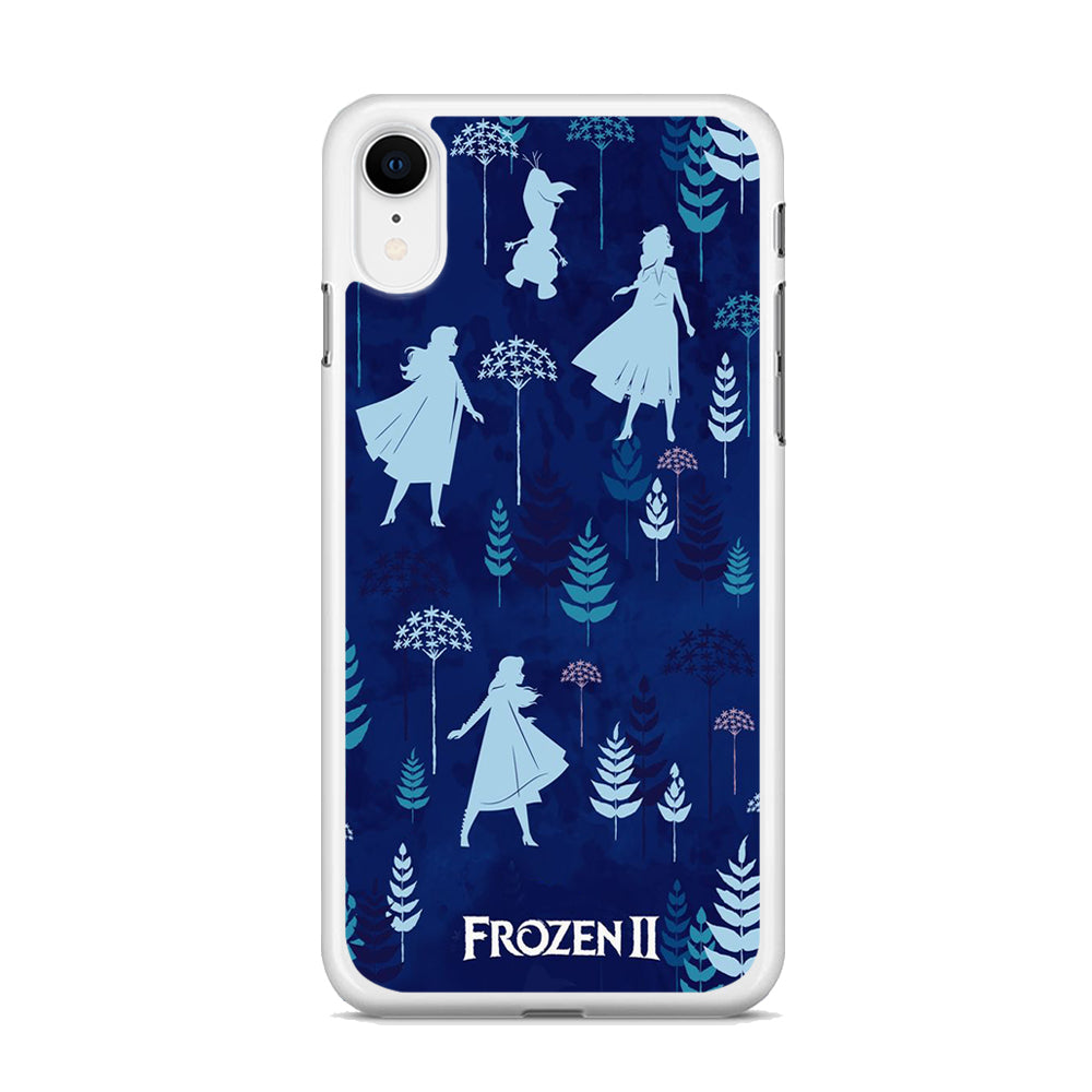 Frozen Wallpaper Navy iPhone XR Case
