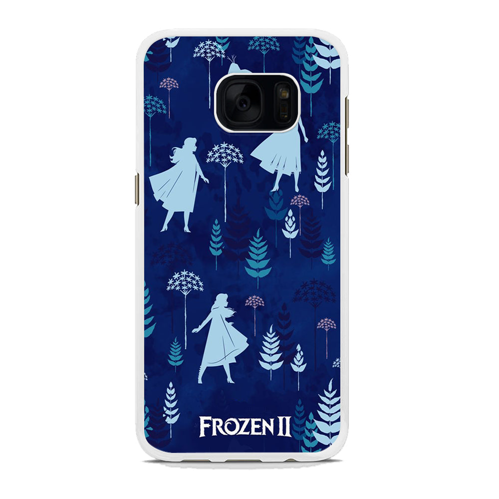Frozen Wallpaper Navy Samsung Galaxy S7 Edge Case