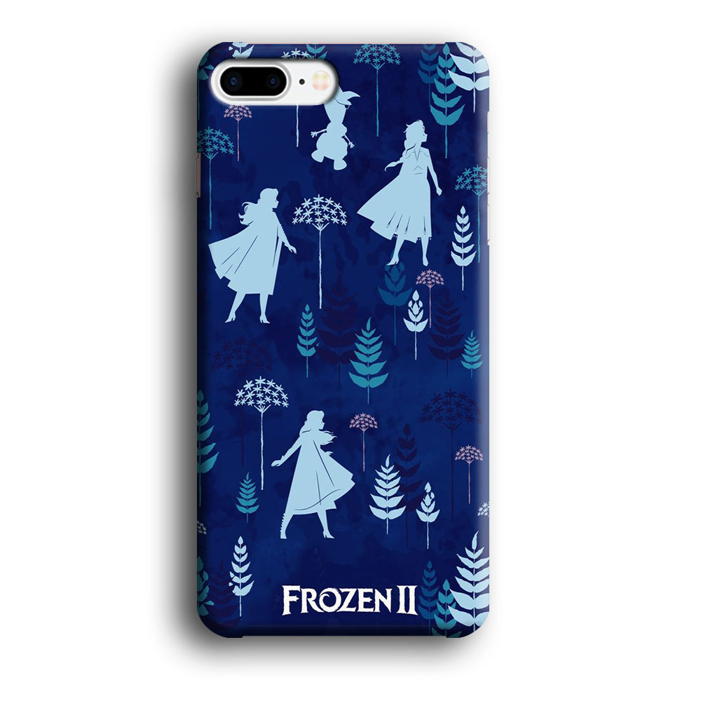 Frozen Wallpaper Navy iPhone 8 Plus Case