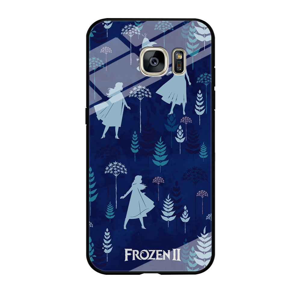 Frozen Wallpaper Navy Samsung Galaxy S7 Edge Case
