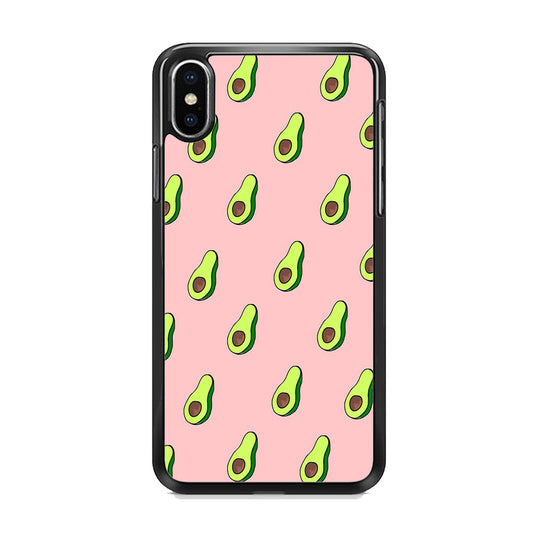 Fruit Avocado Doodle iPhone XS MAX Case