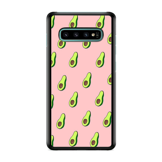 Fruit Avocado Doodle Samsung Galaxy S10 Case