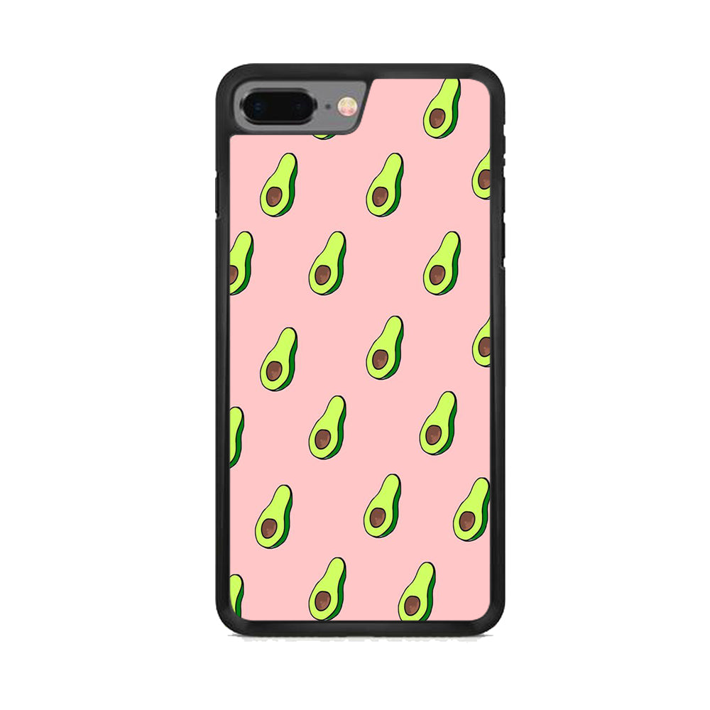 Fruit Avocado Doodle iPhone 7 Plus Case